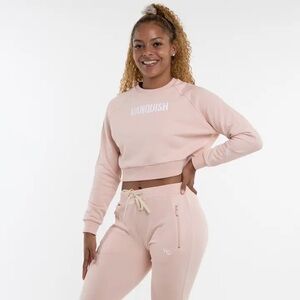 Vanquish Blush Pink Cropped Sweater